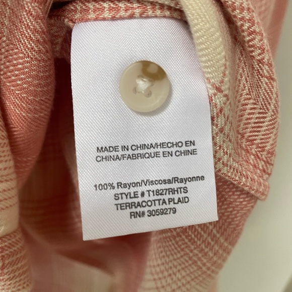 NWT Thread & Supply Button Down Top - Picture 6 of 7